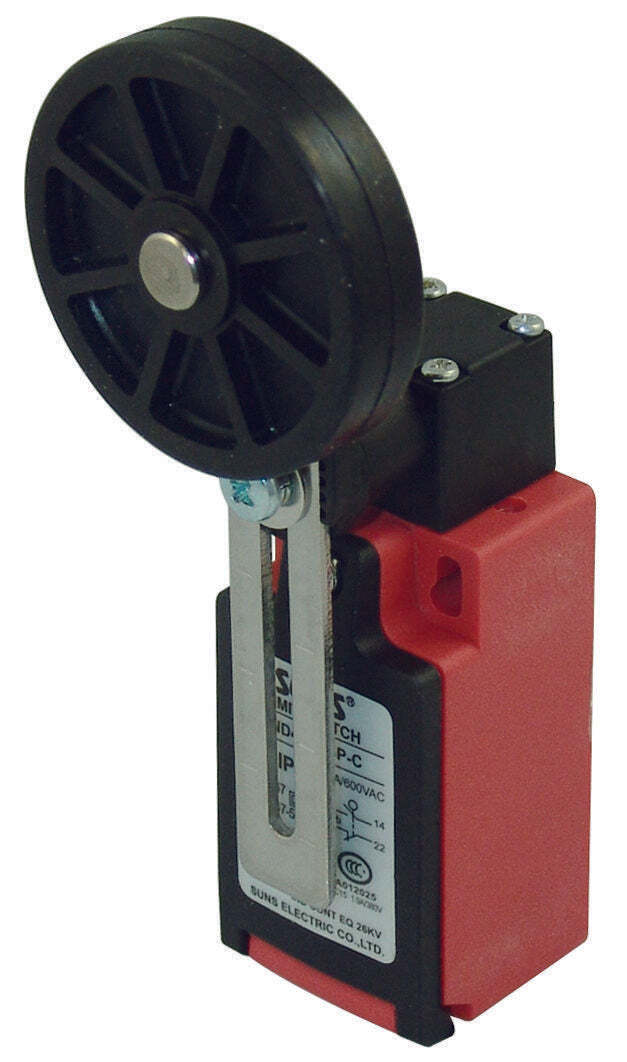 SUNS International SND4118-SP-A Adjustable Rubber Roller Safety Limit Switch