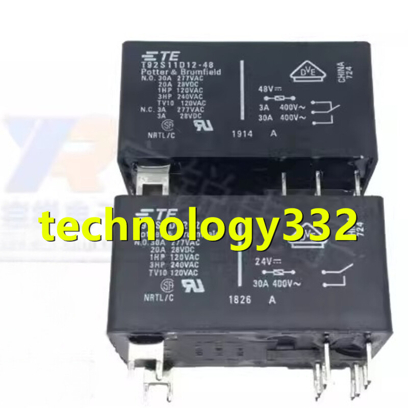 1PC NEW T92P7D12-12 T92S7D22-24 T92S7A22-240 T92S11D12-48 relay #CL