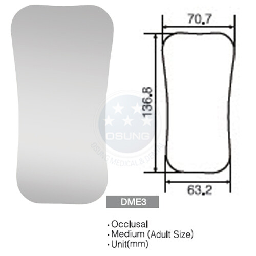 Photographic Intraoral Mouth Mirror with Retractors, Occlusal Small Pedo C-1009