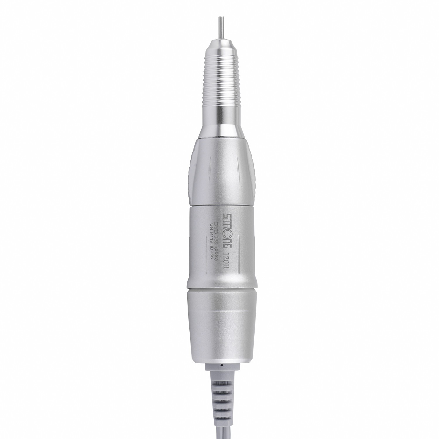 STRONG 120II Dental Lab Micromotor Polisher Handpiece Nail Art Drill Pen Silver