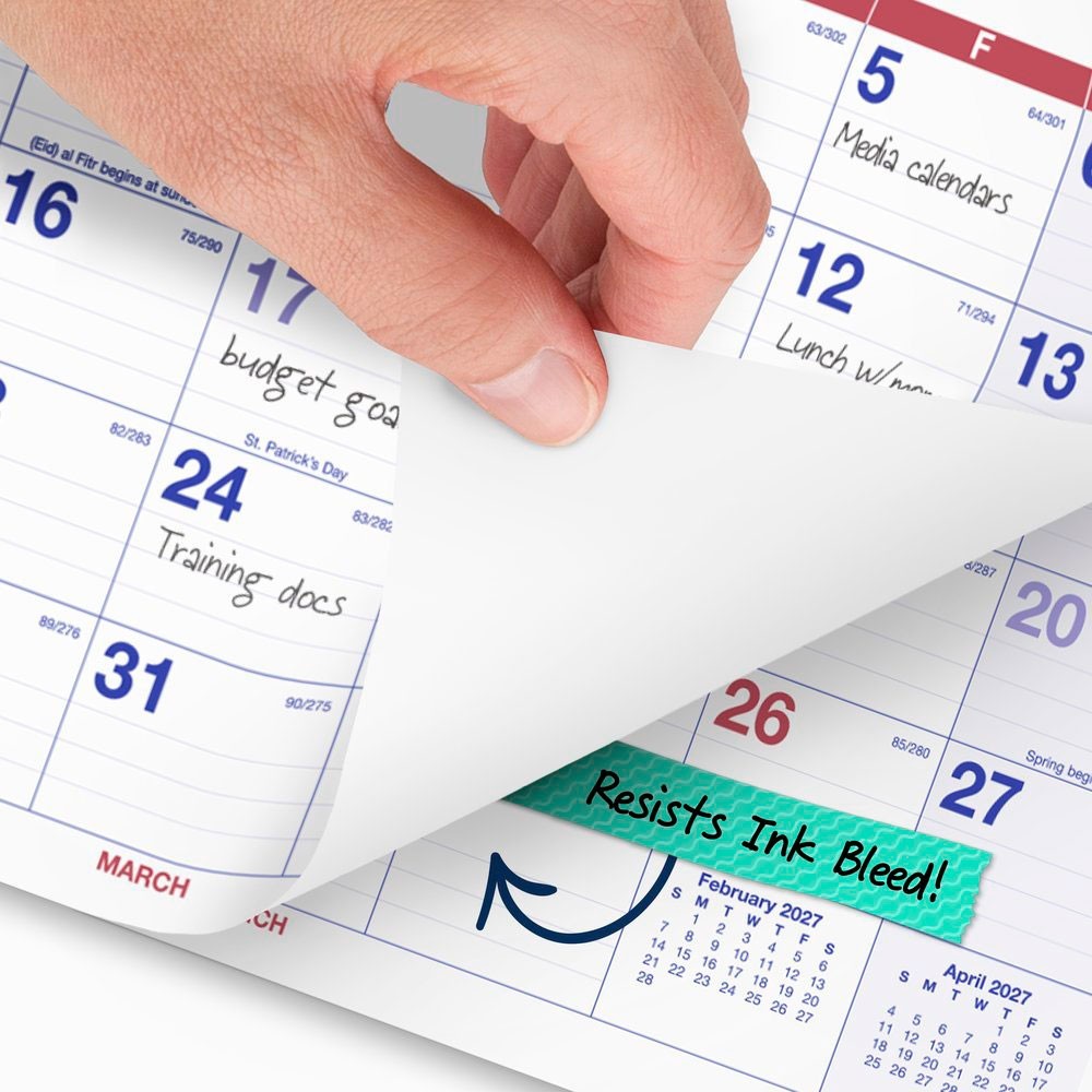 2026 At-A-Glance PMLF11-28 Move-A-Page 3-Month Wall Calendar