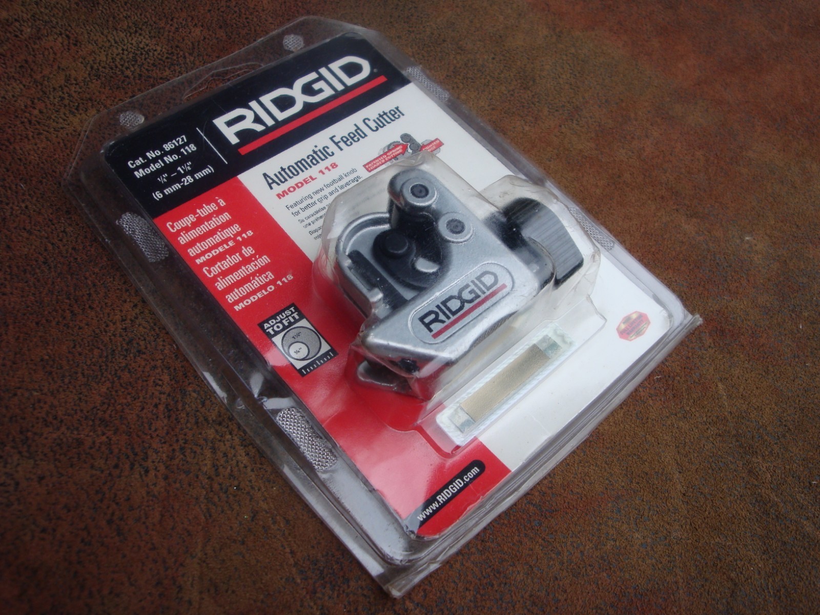 Rigid Automatic Feed Cutter 1/4″ – 1-1/8″ Close Quarters Model 118 NEW