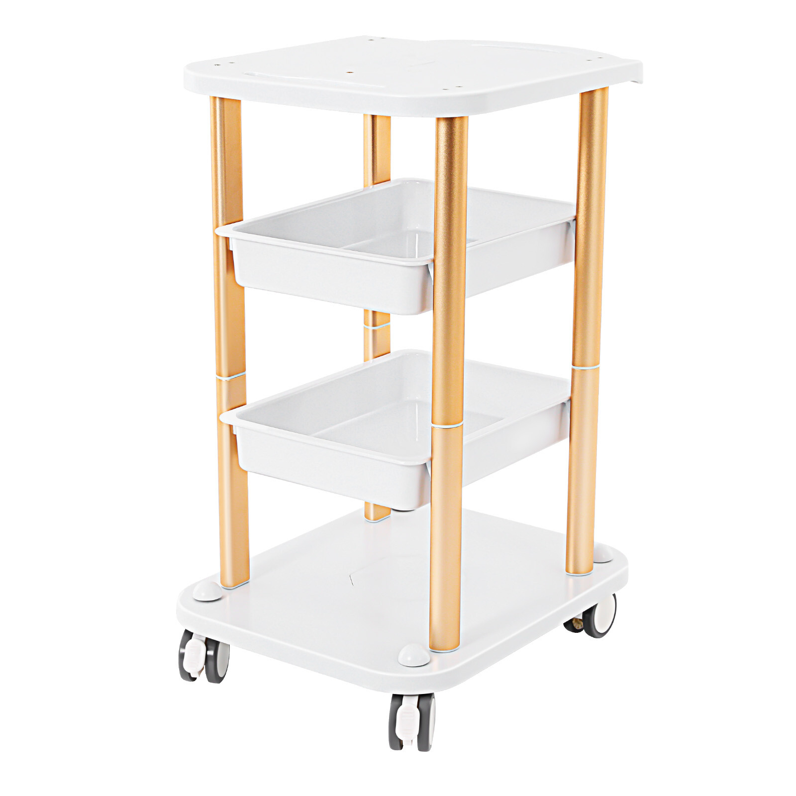 Instrument Rolling Cart For Cavitation Beauty Machine Salon SPA Trolley Stand US