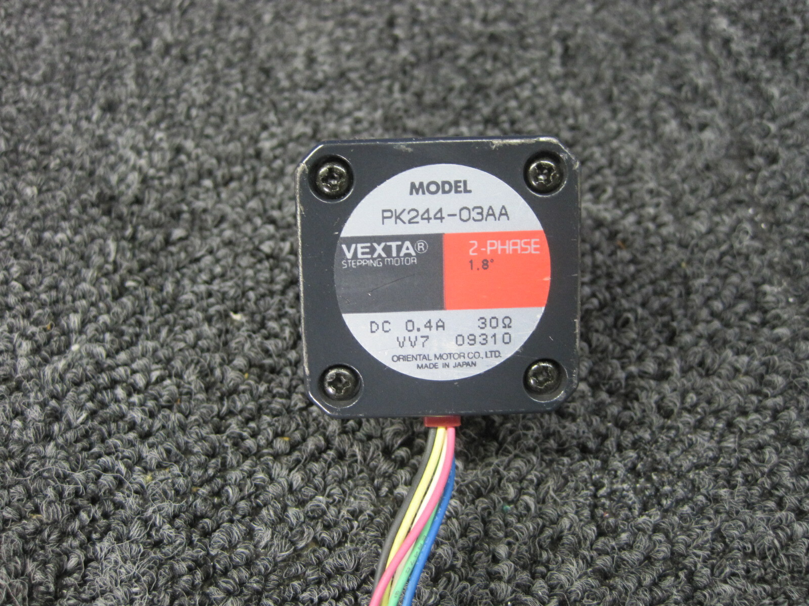 Oriental Motor Vexta PK244-03AA Stepper Motor, 2-phase, 1.8 degree, 6 wire