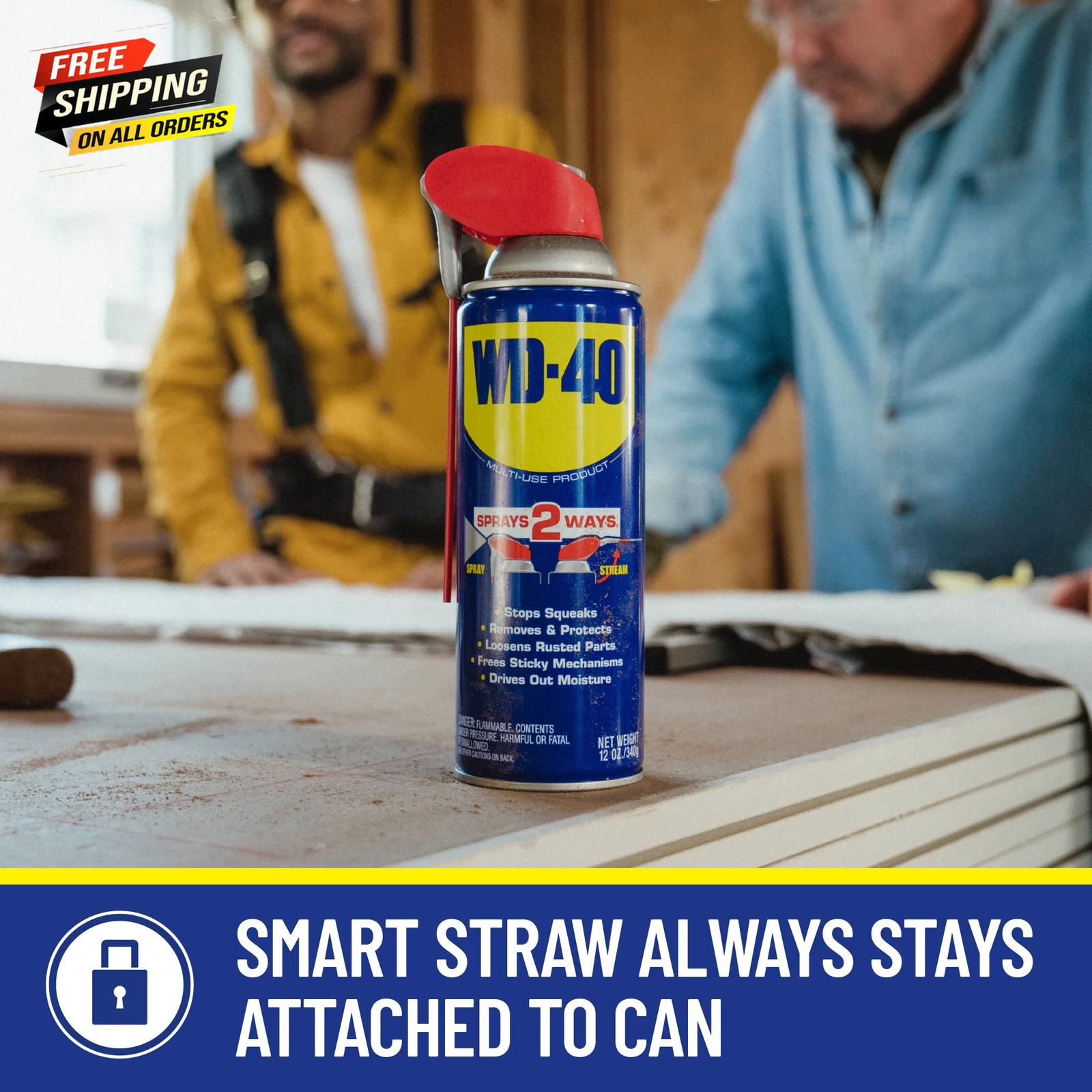 (6 Pack) Classic Formula, Multi-Use Product with Smart Straw Sprays 2 Ways