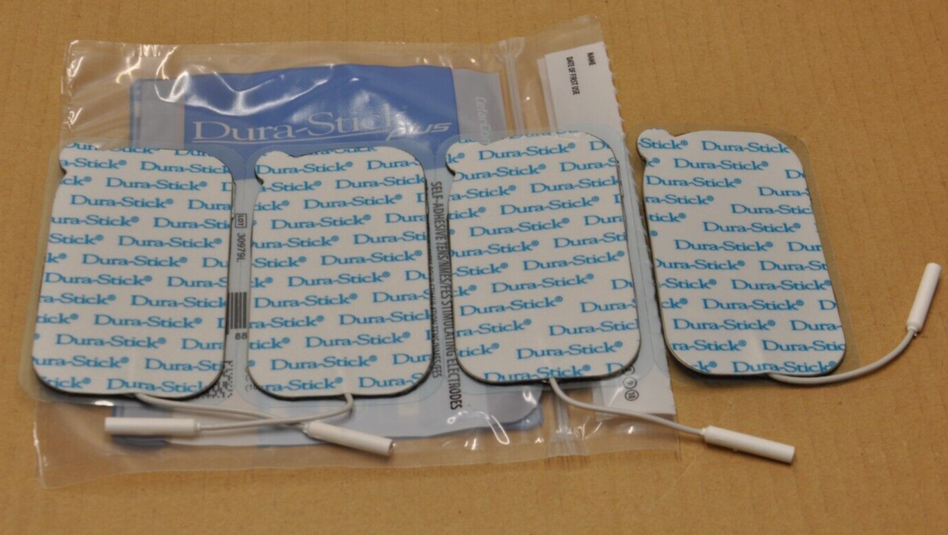 Case of 40 Chattanooga 42194 Dura Stick Plus Electrode 2 X 3.5 TENS