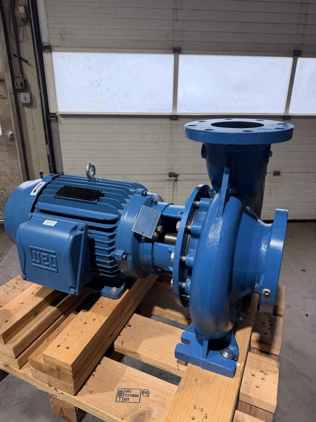 Wilo/Scot Centrifugal Pump 96 SF 6×5 Flanged 20HP WEG TEFC 1750 RPM
