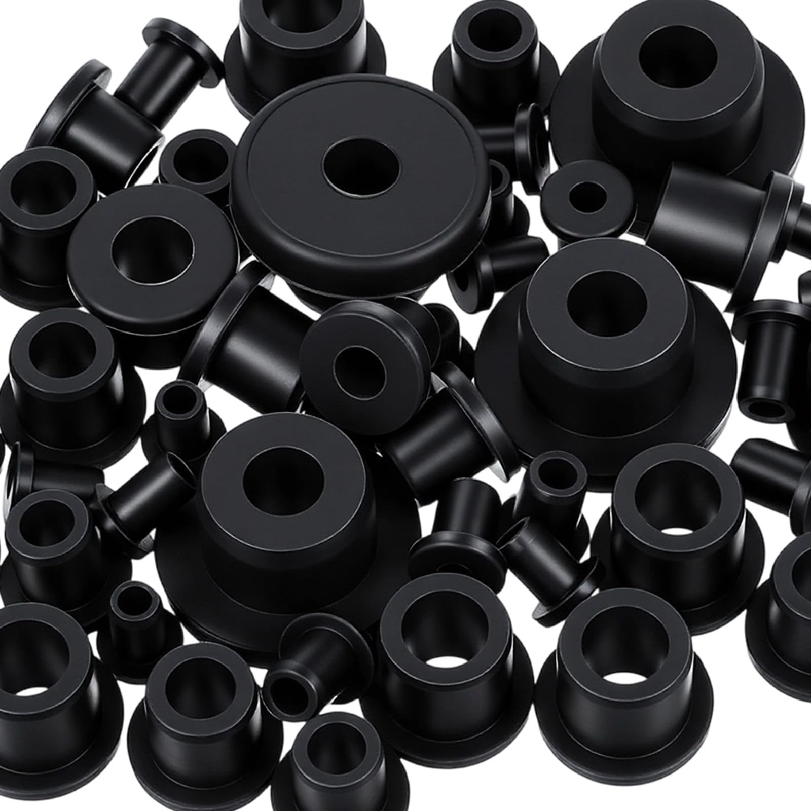 115 PCS T-Type Rubber Grommet Kit for Wiring Assortment, 6 Sizes Waterproof W…