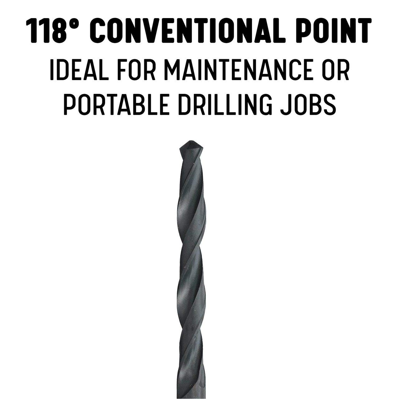 Drill America #6-48 Tap and 2.90mm Bit Kit, POU Series #6-48, Black