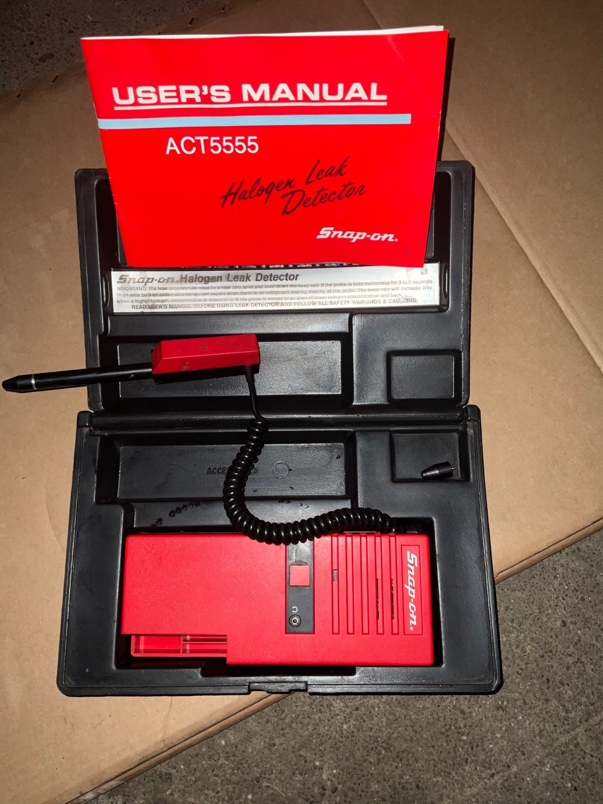 Snap-On ACT5555 Halogen Leak Detector Kit