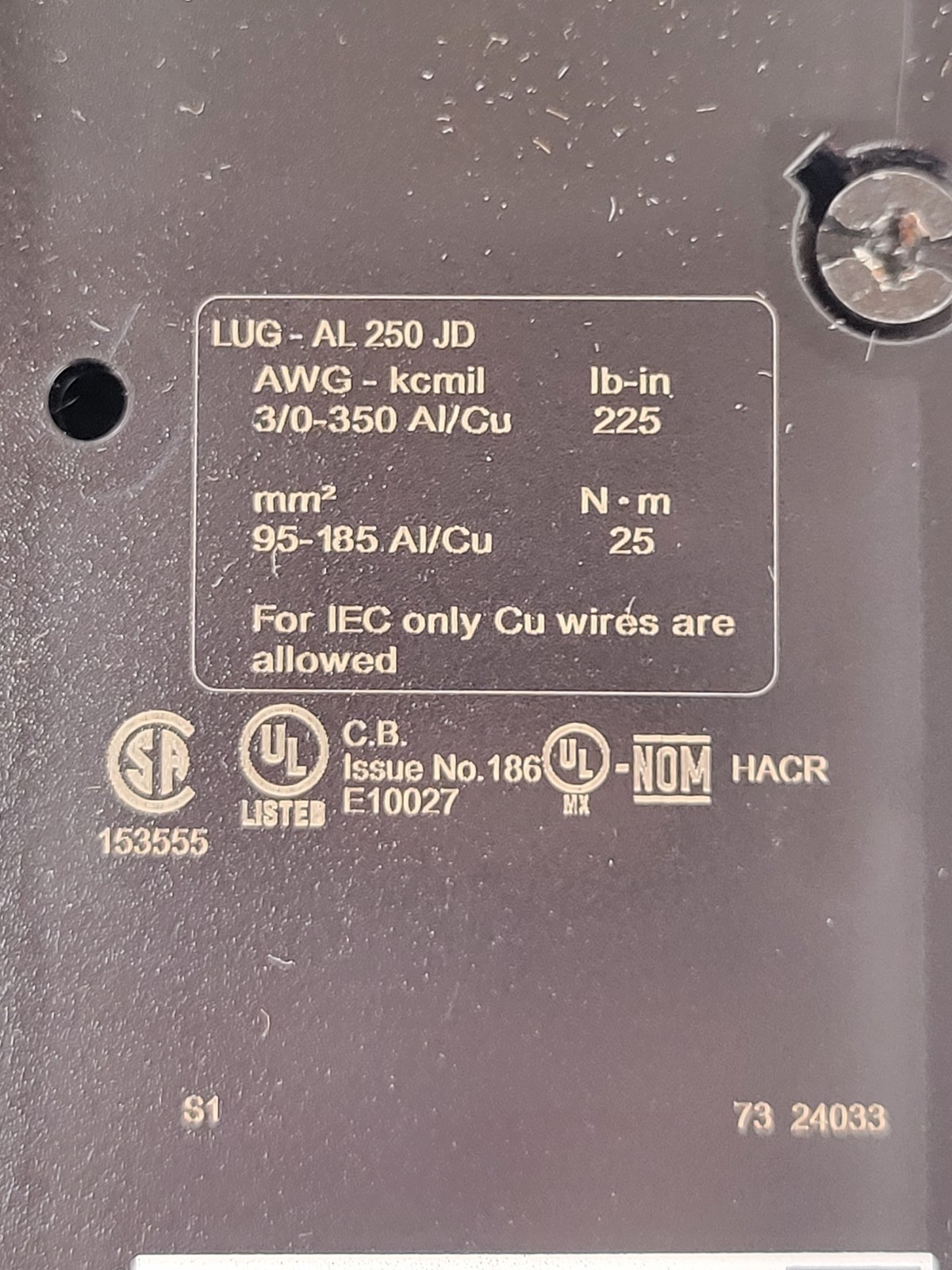 Square D JJA36200 I-Line Circuit Breaker 200A 3P 600V