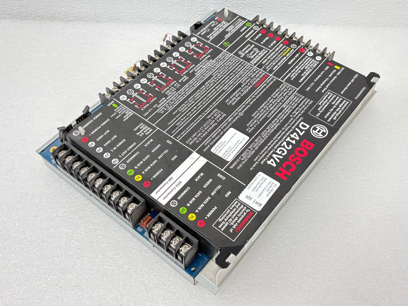 Pre Owned | Bosch D7412GV4 IP Alarm System G Series Control Panel Only – Black