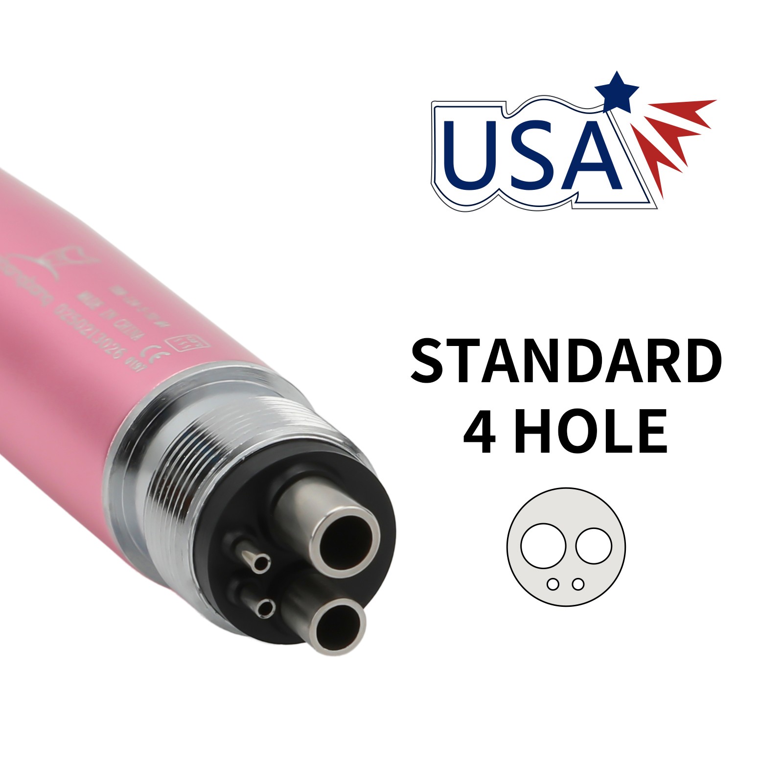 US NSK Dental High Speed Handpiece Air Turbine Anti-retraction 4 Hole Colorful