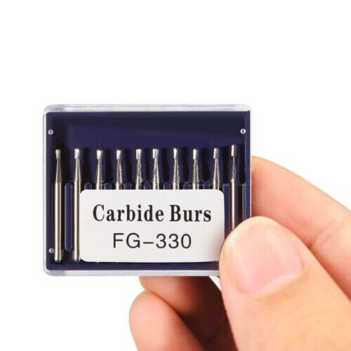 1-10 packs Dental Tungsten steel Carbide Steel Burs Bur FG-330 19mm USA
