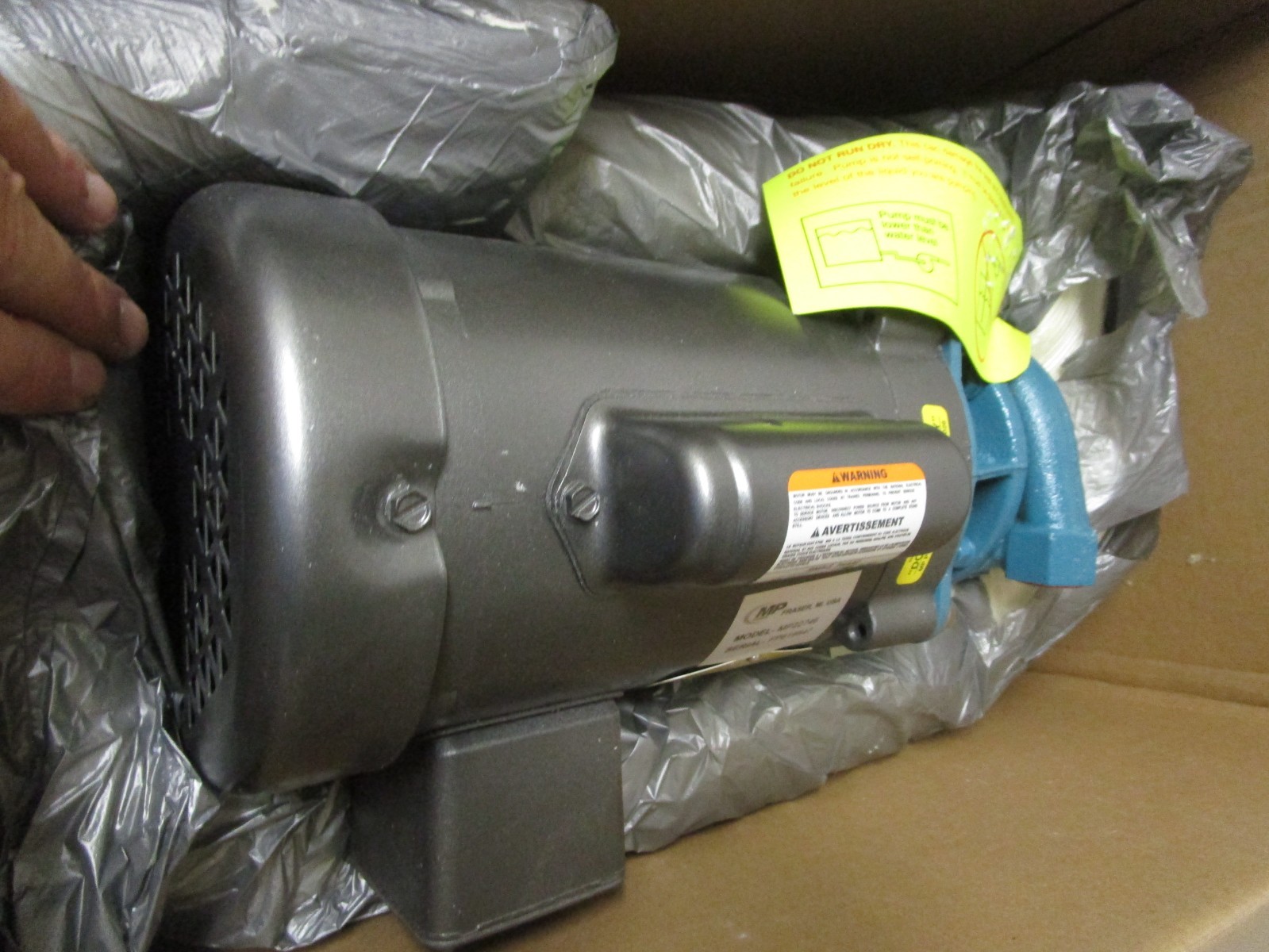 MP End Suction Centrifugal Pump and Motor Unit | MP22746 Baldor CL3405