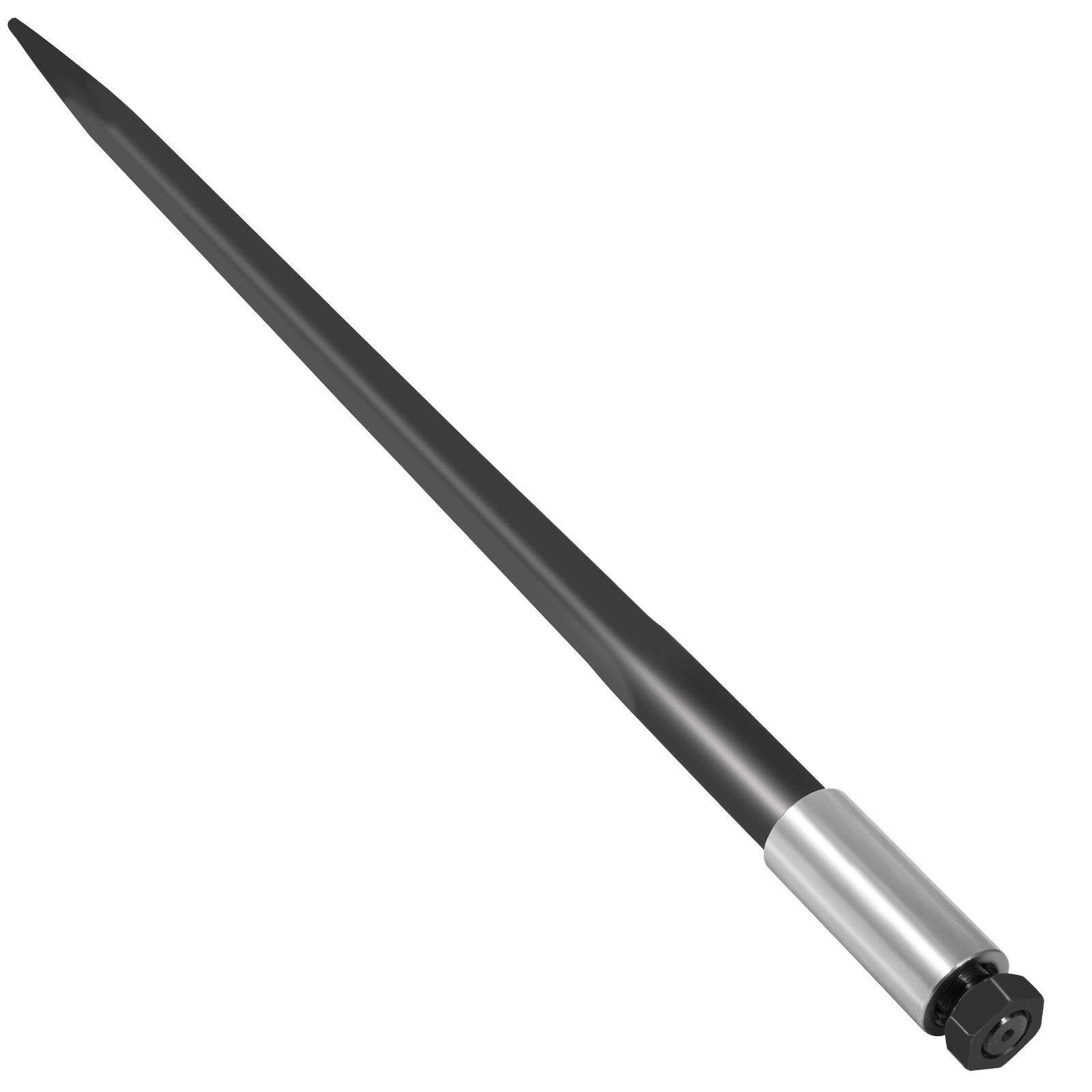 VEVOR Square Hay Bale Spear 39″ 3600 lbs Capacity Spike Fork Tine for Tractors