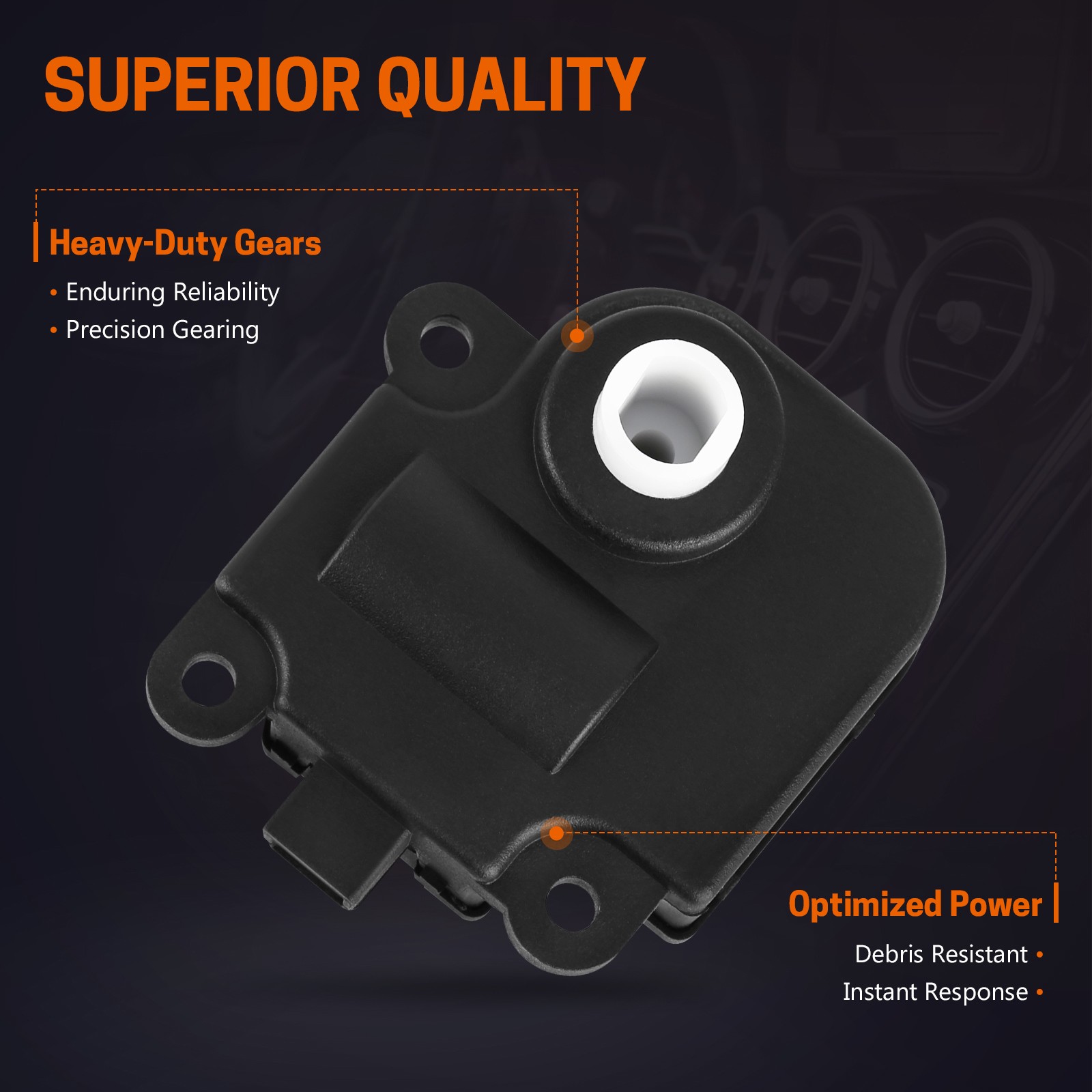 SINTLY Heater Door Actuator for Chevrolet Malibu Cavalier Pontiac Saturn 604-109