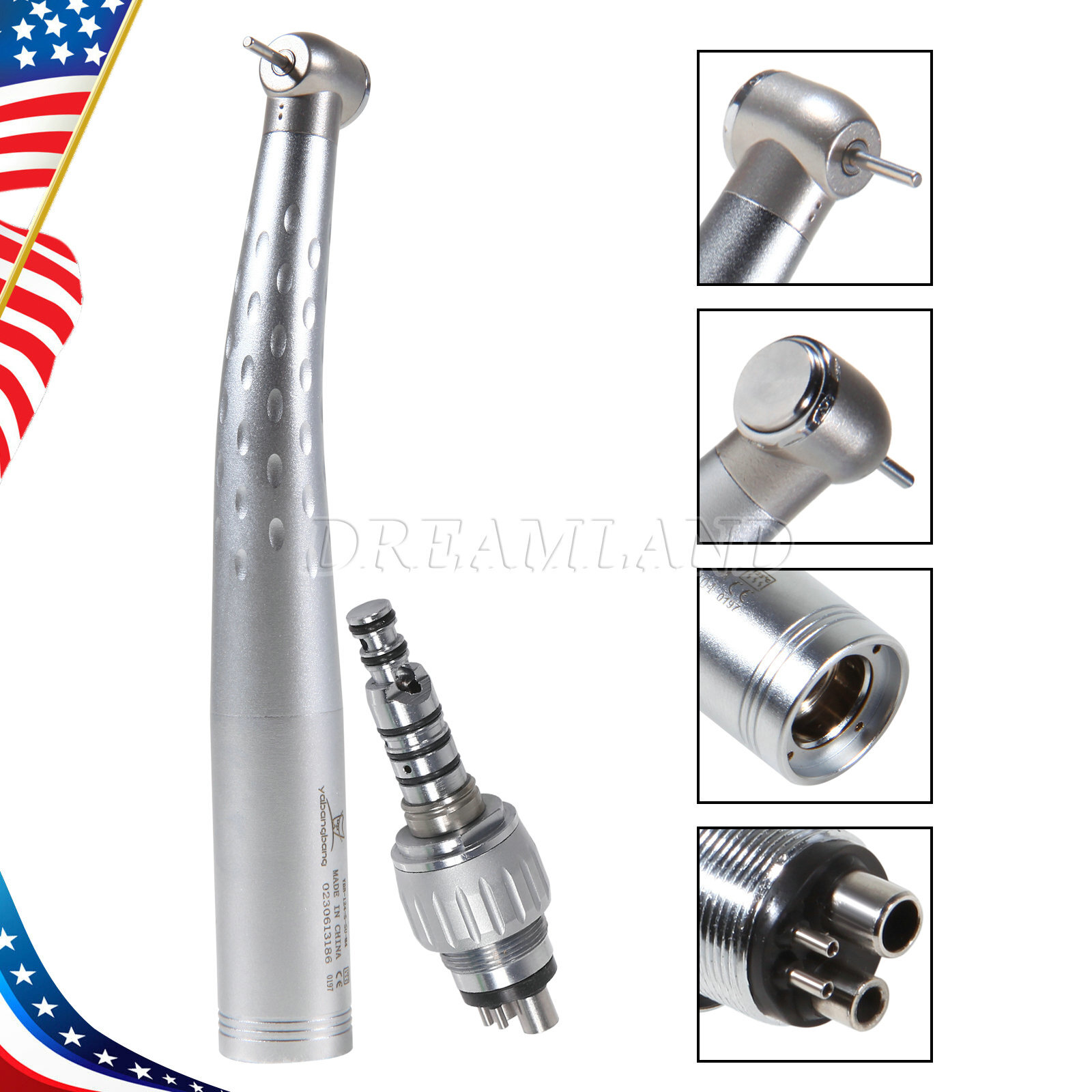 KaVo Style Dental High Speed 4/6Hole (Quick Connect) (LED) Push Button Handpiece