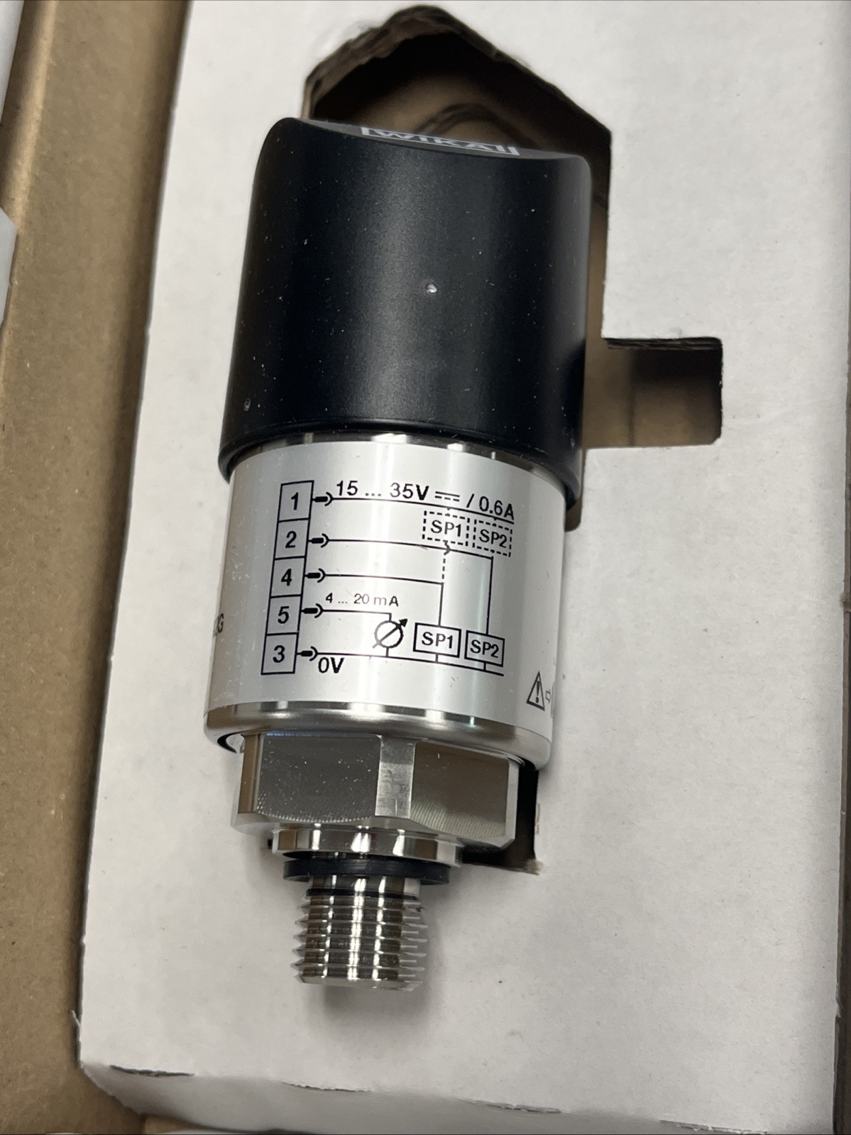 Wika PSD-4 Part number 14240496 Pressure Sensor 0 … 400bar 15…35V 4-20 mA