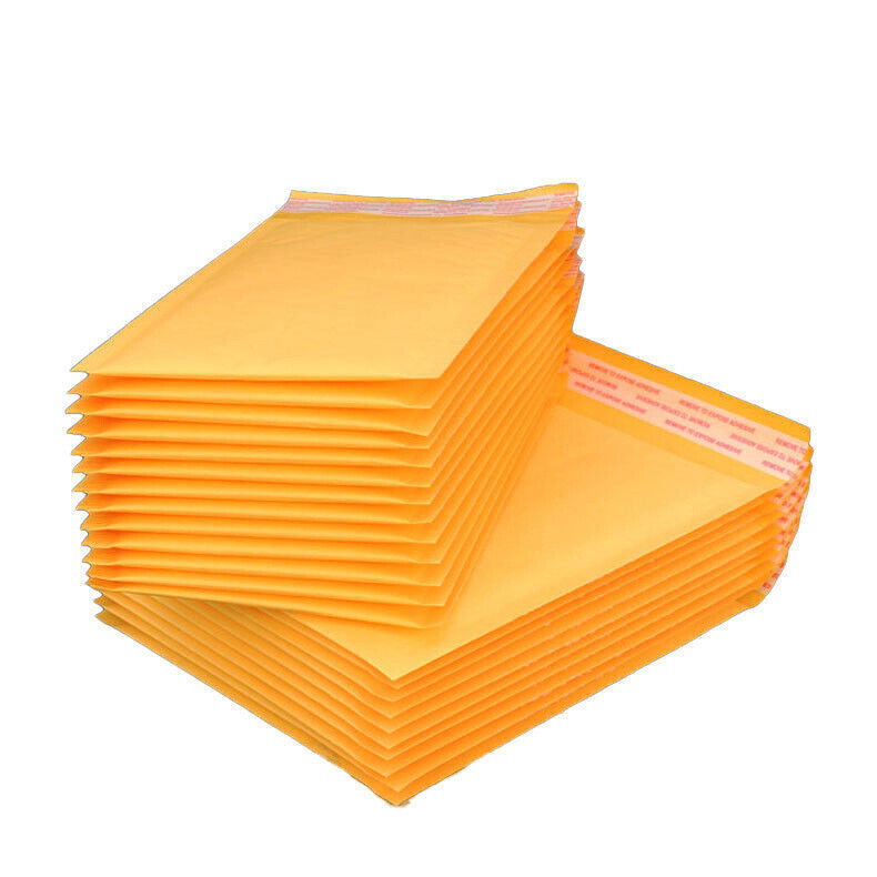 50 Pack #0 6.5×10 inch Kraft Bubble Envelopes Padded Seal Shipping Bag Mailers