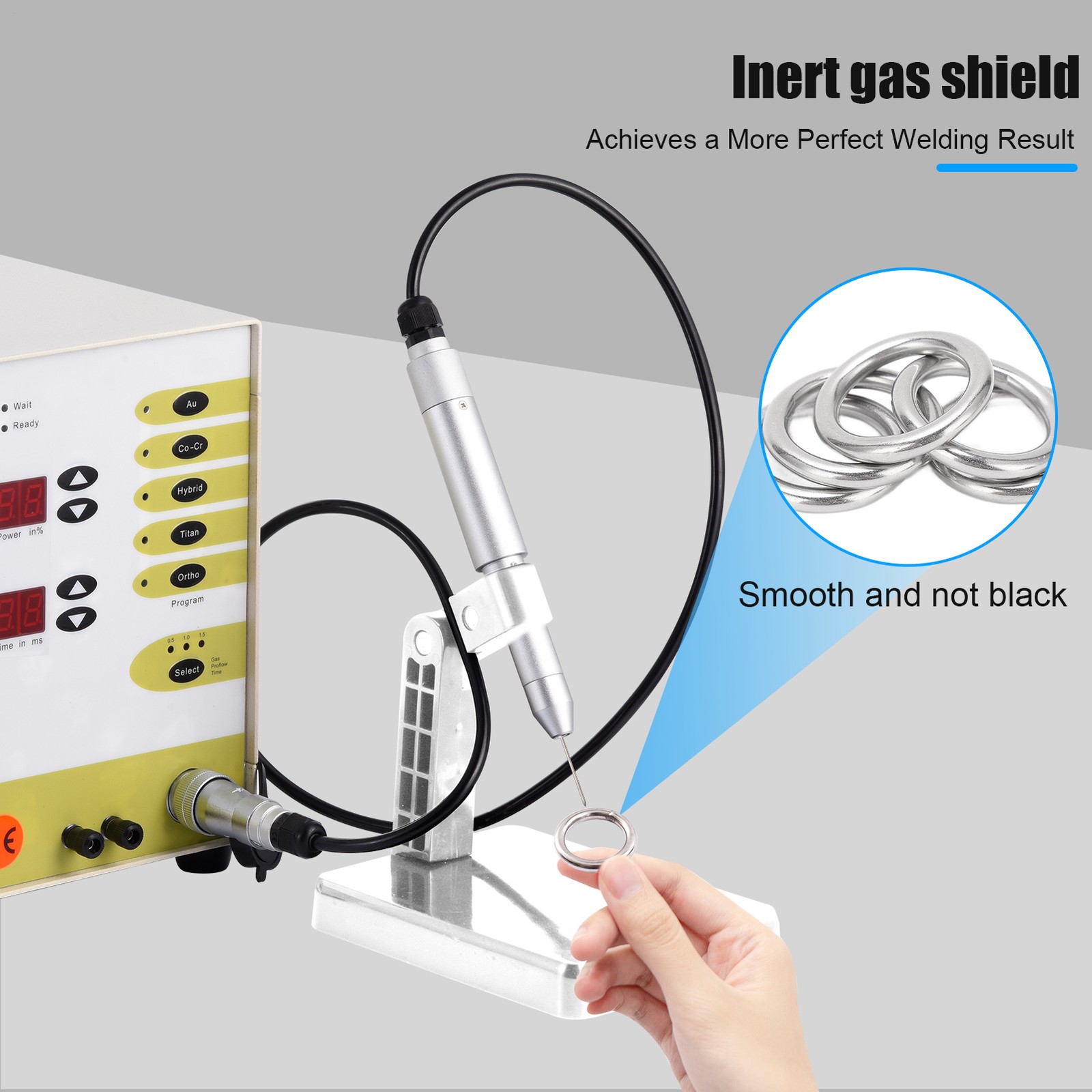 110V Permanent Jewelry Welder Kit, Jewelry Welding Machine With Welding Torch—