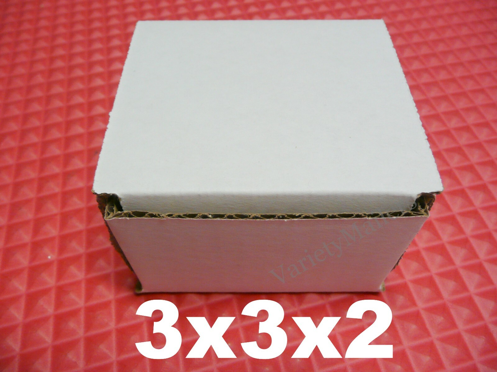 5 White Corrugated Boxes 3”x 3”x 2” Small Gift /Shipping /Storage Boxes 3x3x2