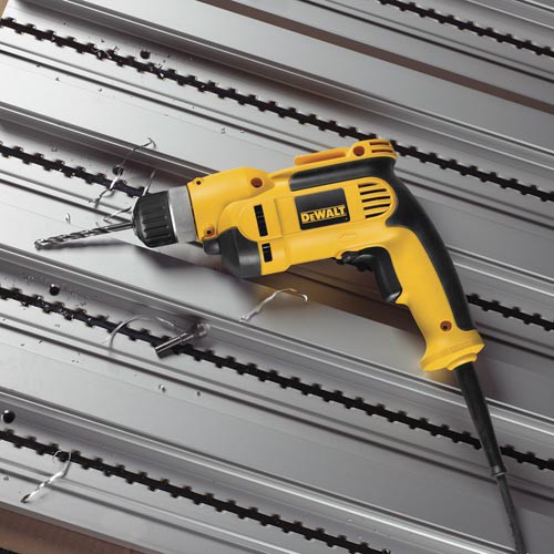 DEWALT 3/8 in. 7 Amp VSR Pistol Grip Drill Kit DWD110KR Certified Refurbished