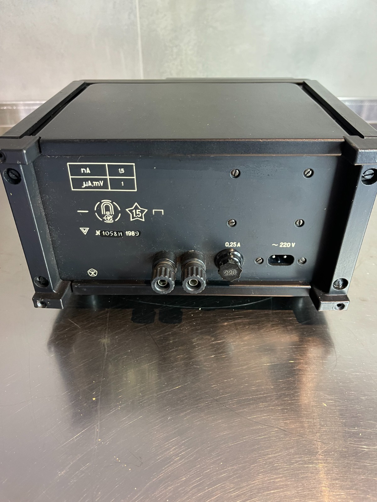 Laboratory Precision Microammeter Ammeter 0 50 100 500 nA 0 1 5 10 50 100 µA New