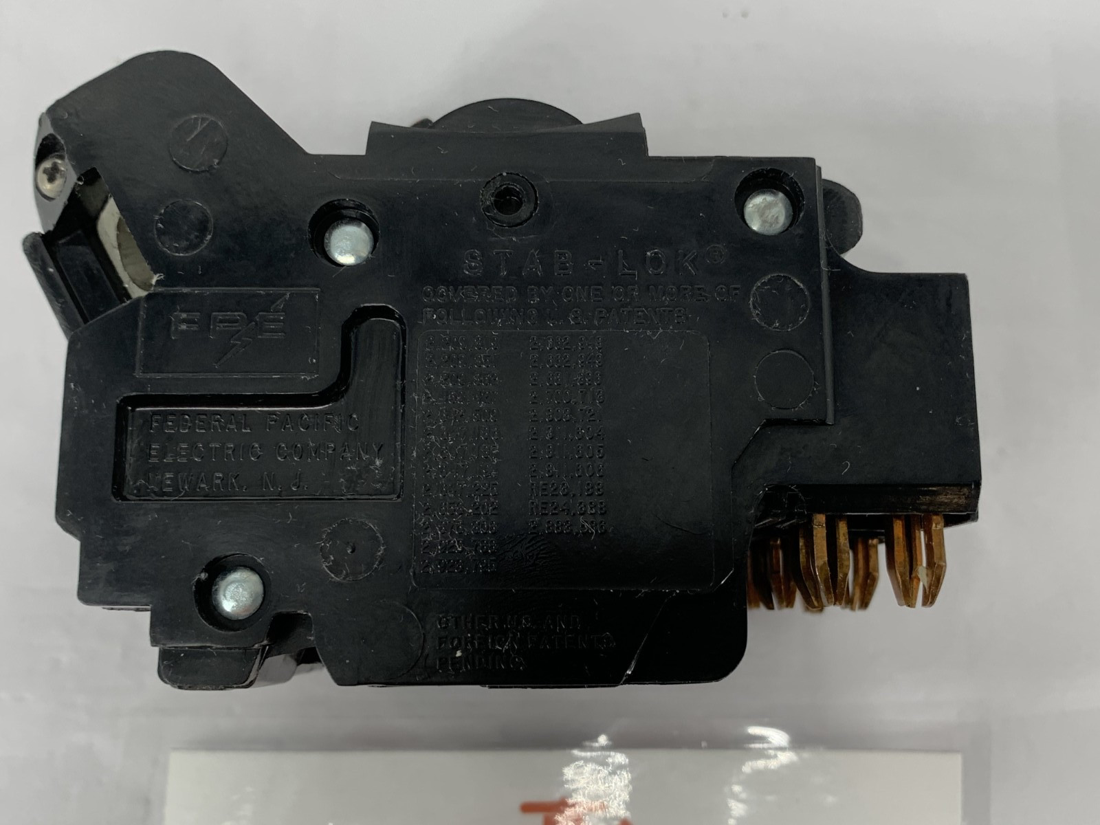 Federal Pacific NA380/NA3P80 80A 3P 240V Typ NA Stab-Lok Plug In Circuit Breaker