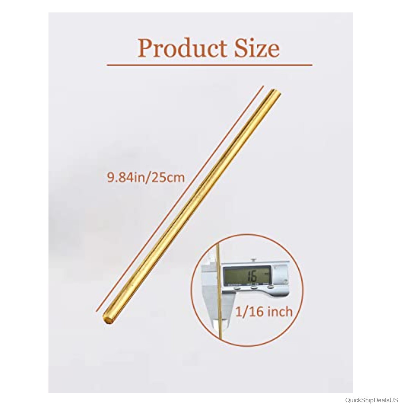 Brass Brazing Rods 25 Pack 1/16 Inch X 9.84 Inch for Copper Steel Welding