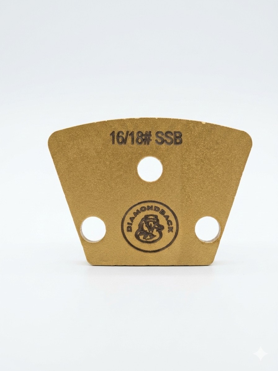 3 Pc High-Performance Trapezoid 16/18 SSB Triple Star-Seg Diamond Grinding