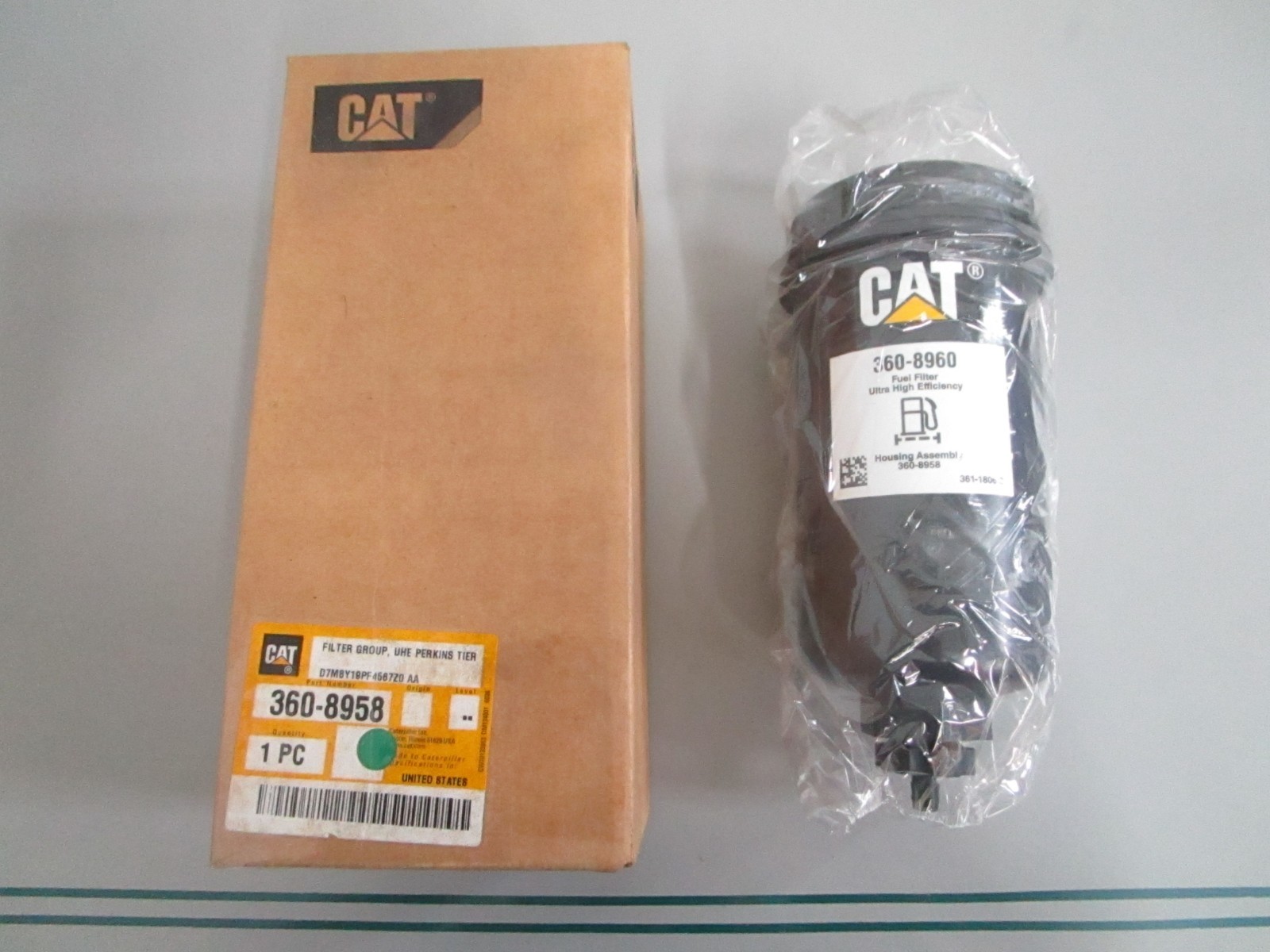 Caterpillar 360-8958 UHE Fuel Filter Perkins Tier C4.4 C6.6 C7.1 NEW OEM 0820