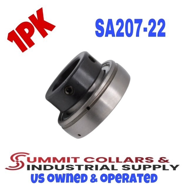 1-3/8″ Insert Bearing W/ Lock Collar SA207-22 FH207-22 RA106RRB AEL207-106