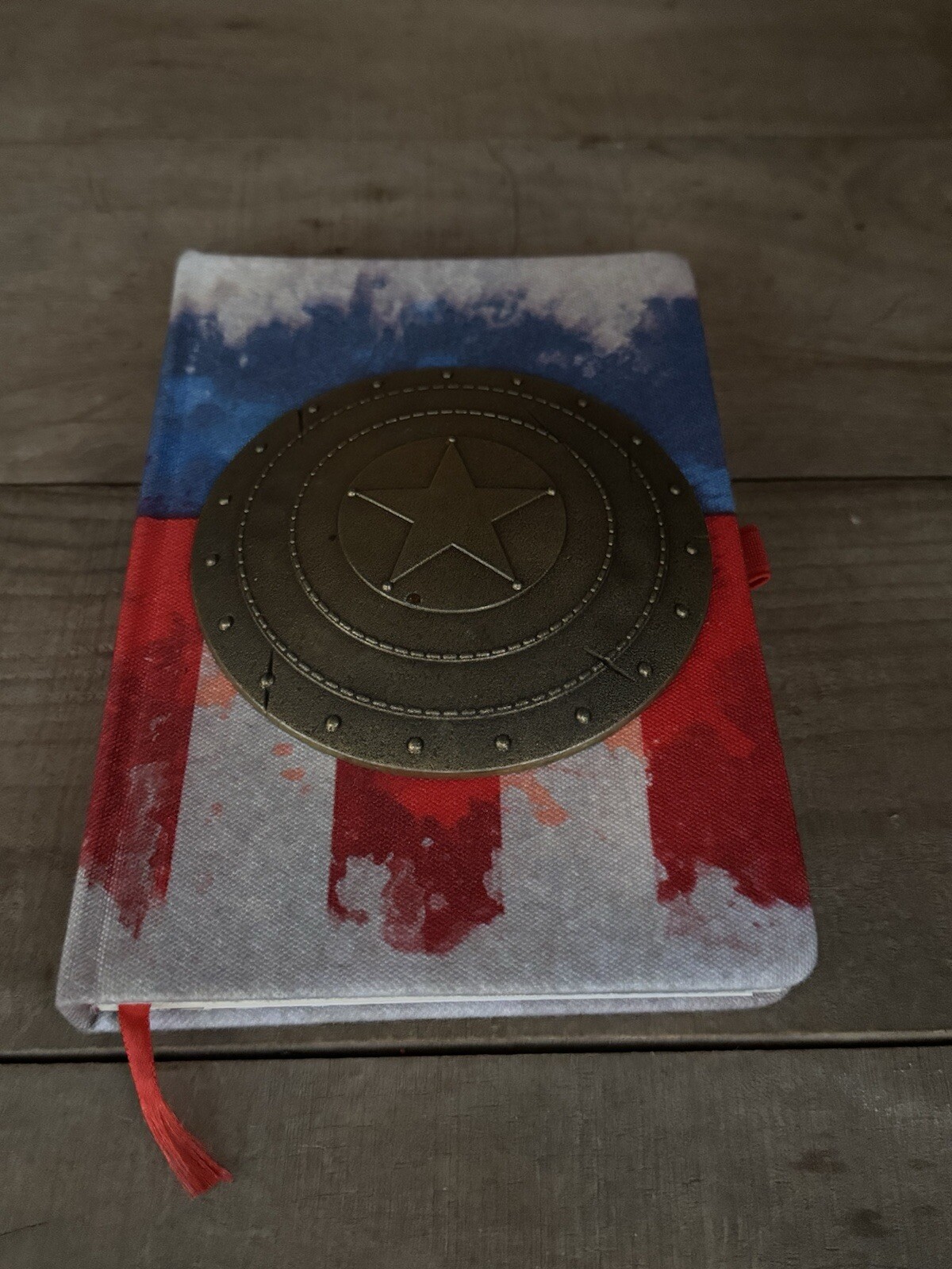 ~NEW~Marvel Captain America 3D Shield Premium Notebook Journal Sketchbook