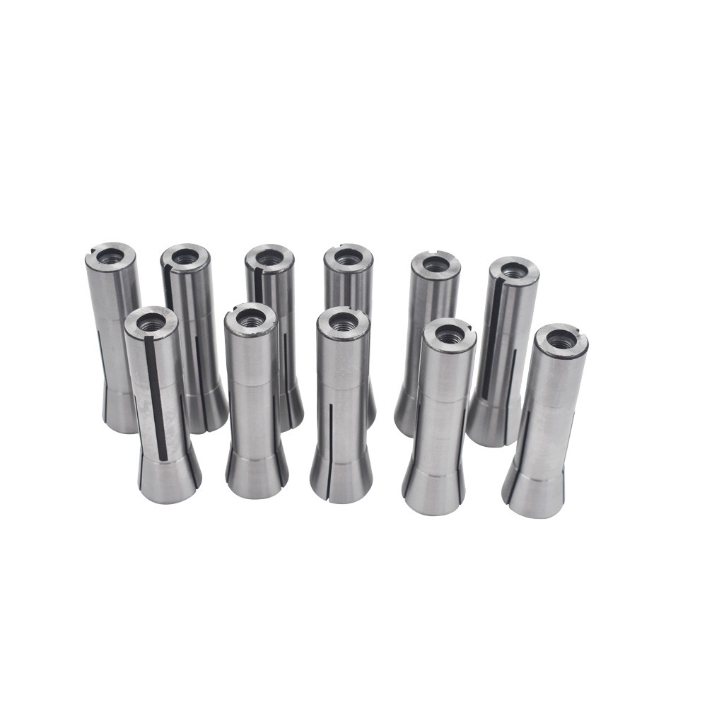 R8 Collet 11Pcs Set 1/8″ 3/16″ 1/4″ 5/16″ 3/8″ 7/16″ 1/2″ 9/16″ 5/8″ 11/16″ 3/4″