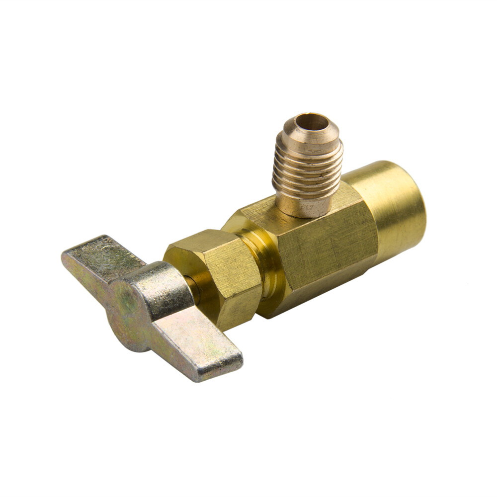 Can Tap Self-Sealing HVAC Freon Tank Adapter Valve Core Refrigerantion Tool Kit