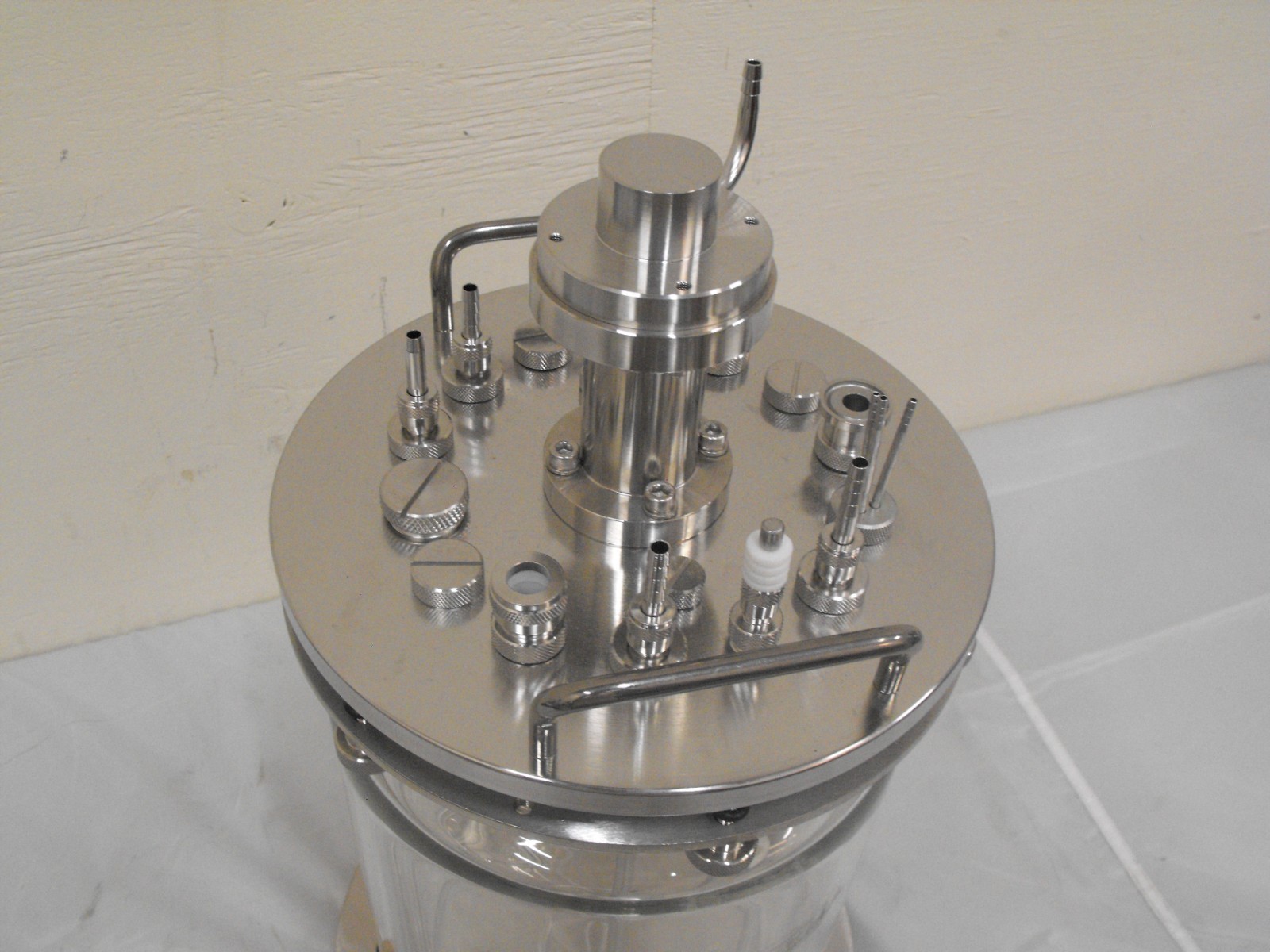 Eppendorf 5L Bioreactor Vessel #M1379-1003 for BioFlo 320, unused!