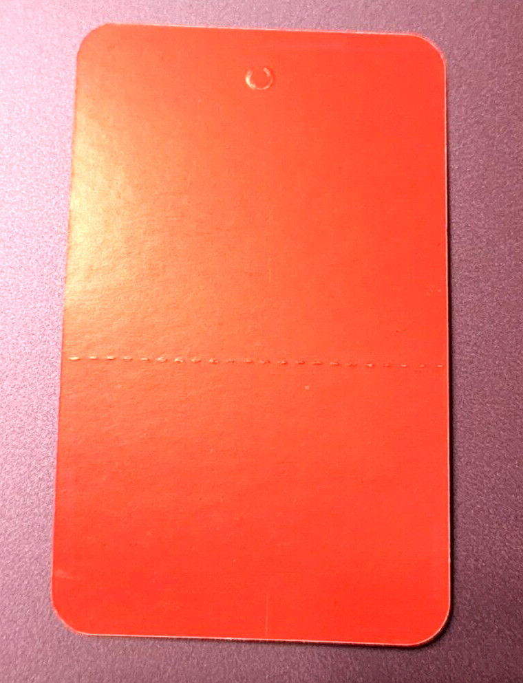 600+ RED 2.75″x1.75″ Large Perforated Unstrung Price Consignment Store Tags