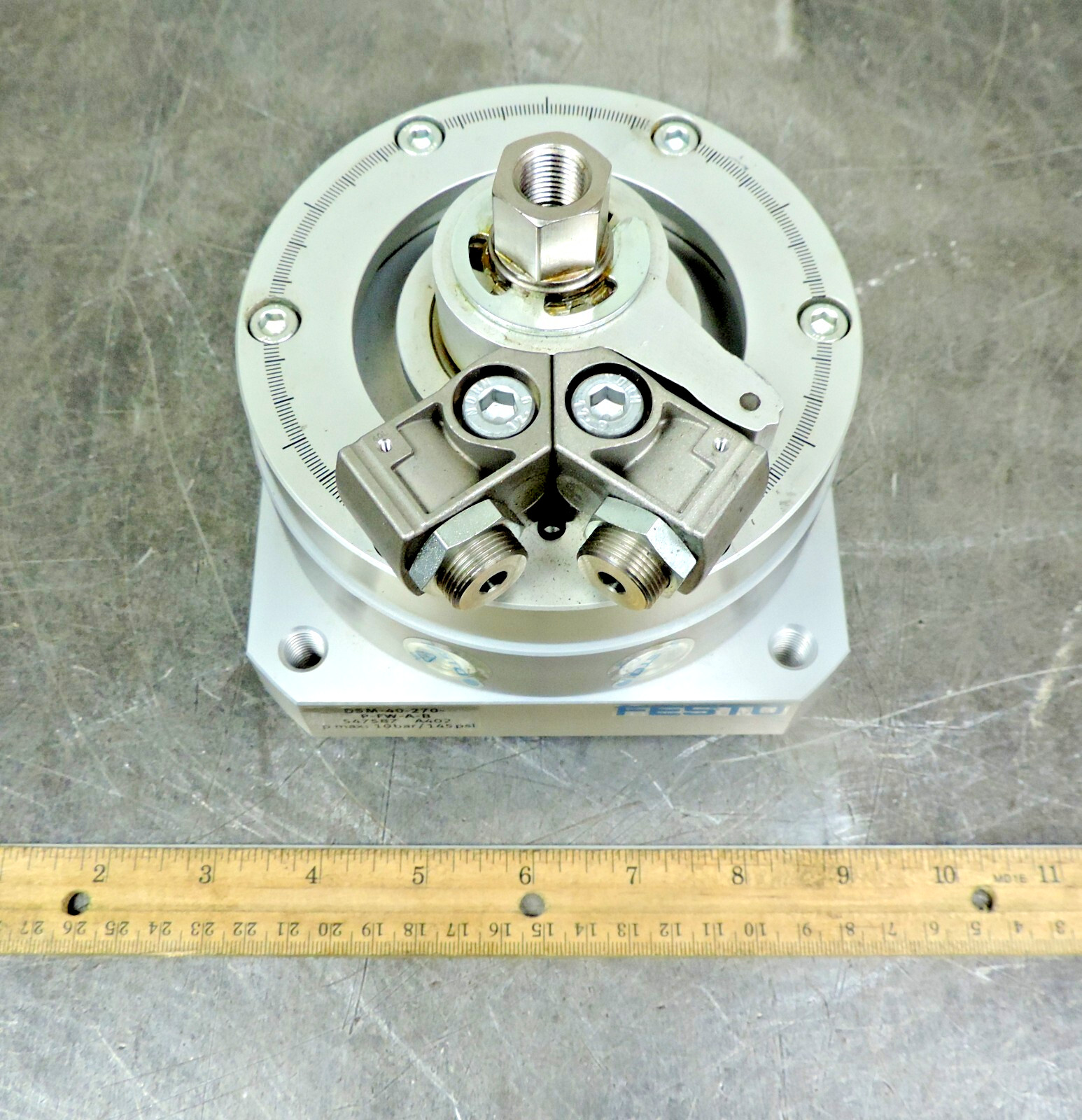 Festo DSM-40-270-P-FW-A-B Pneumatic Air Semi-Rotary Drive Actuator Guide 547587