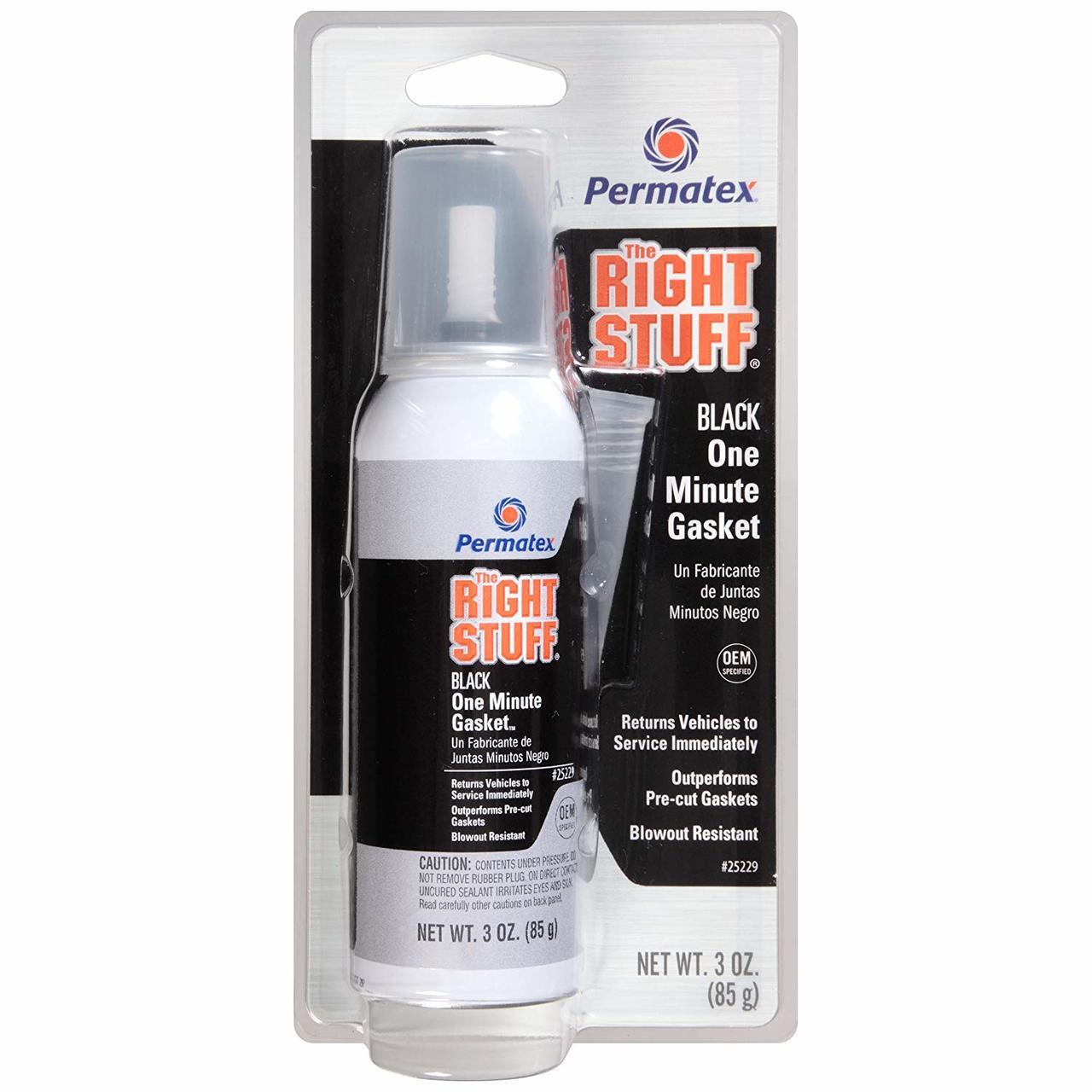 Permatex 25229 The Right Stuff 1 Minute Gasket Maker, 3 oz.