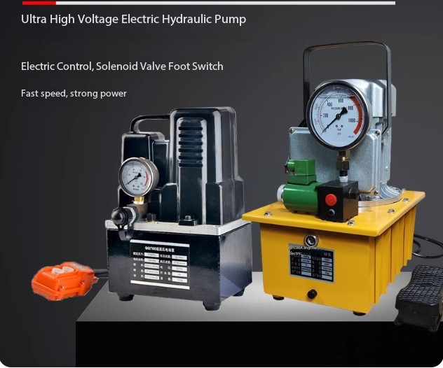 Electric Pump Station Solenoid Valve with Foot-Operated Hydraulic Press