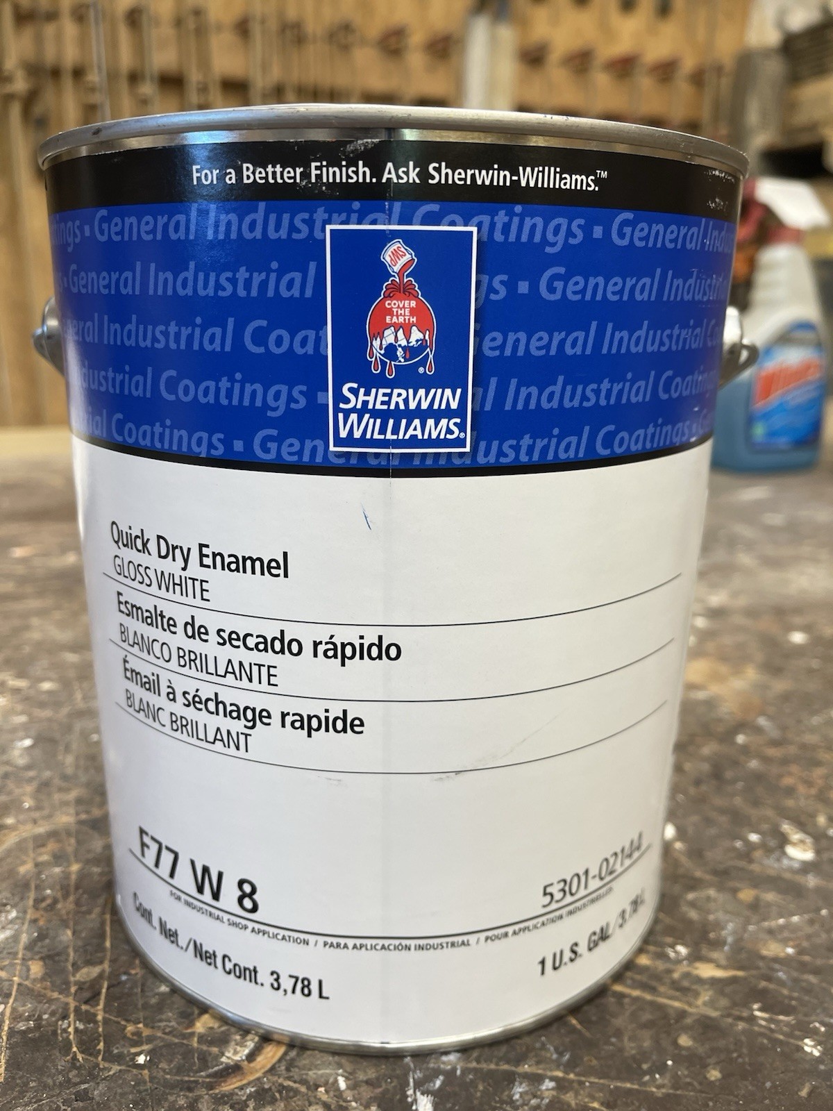 Sherwin WIlliams Industrial Quick Dry Gloss Enamel / Industrial Gray / Gallon