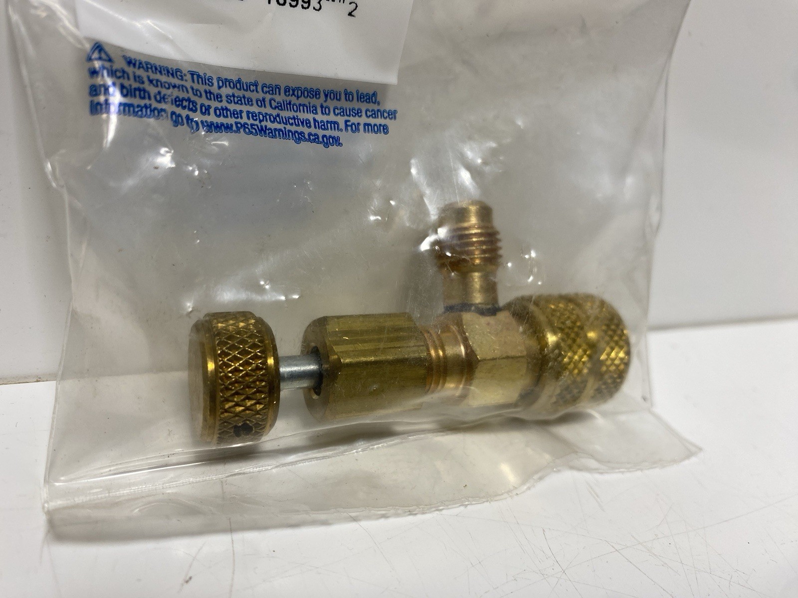 Yellow Jacket 18993 Core Depressor Valve 1/4″ MFL x 1/4″ FFL