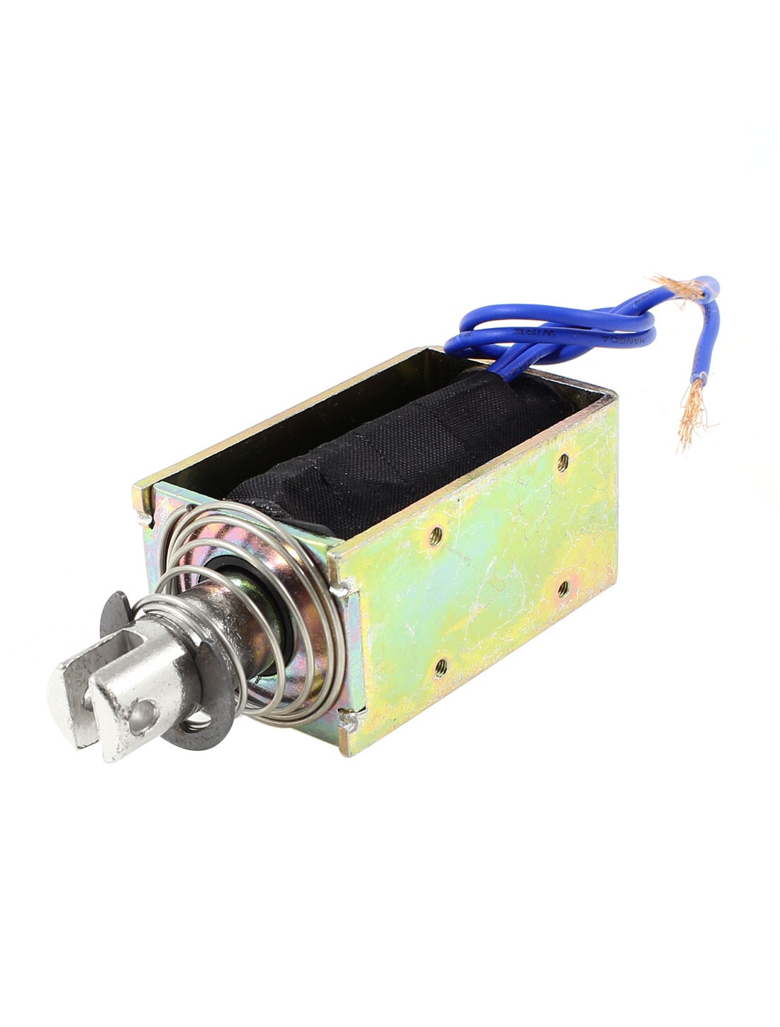 10mm Stroke 5.5Kg Force Push Pull Open Frame Solenoid Electromagnet DC 12V 0.5A
