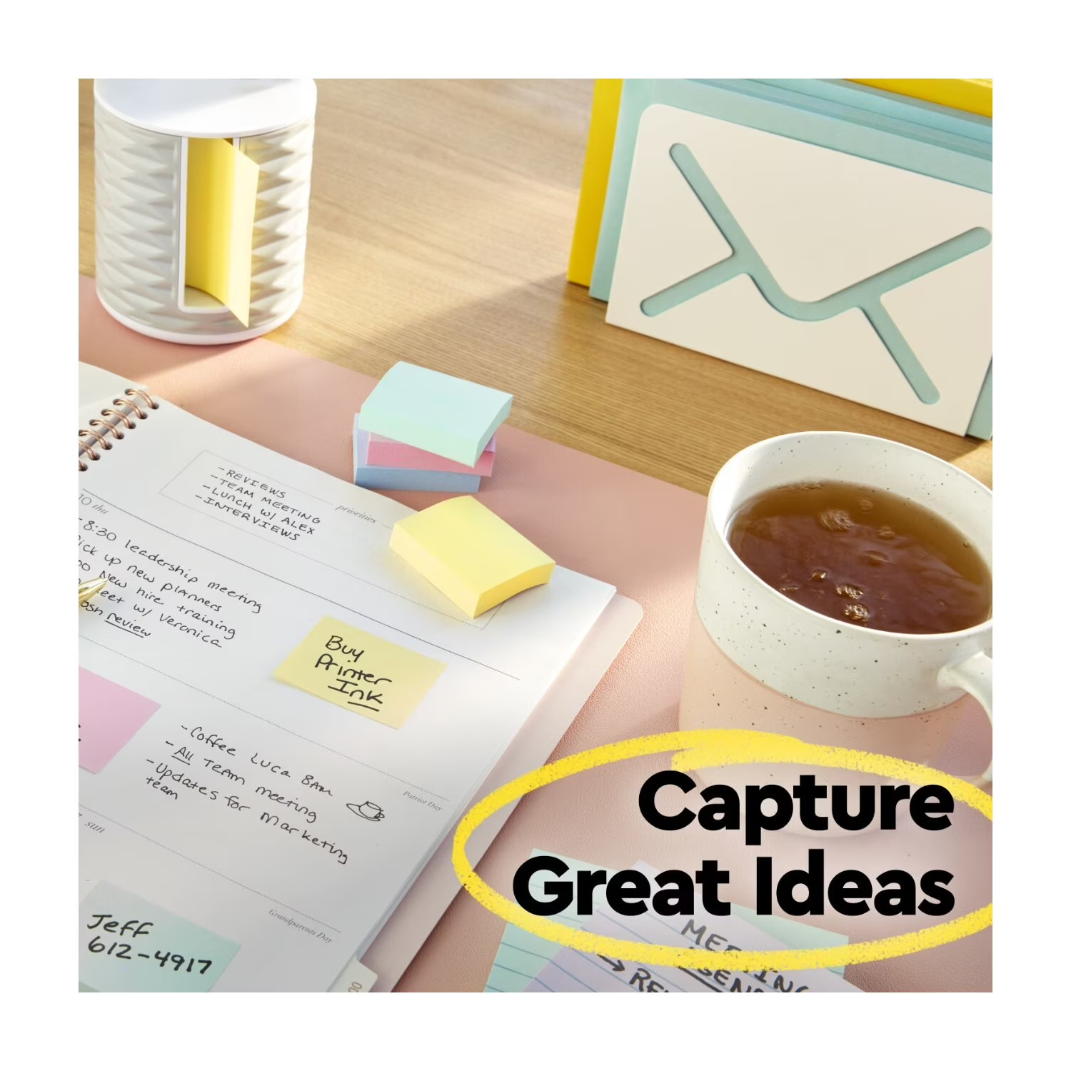 Post-It Notes Value Pack 1.5 in x 2 in Canary Yellow 100 Sheets/Pad 24 Pads 2400
