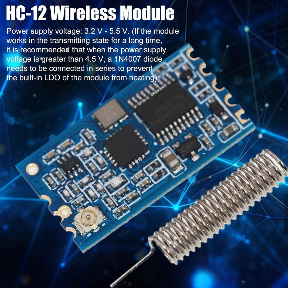 Practical Serial Port Module Working Mode FU3 Baud Rate 9600 BPS 600 Meters