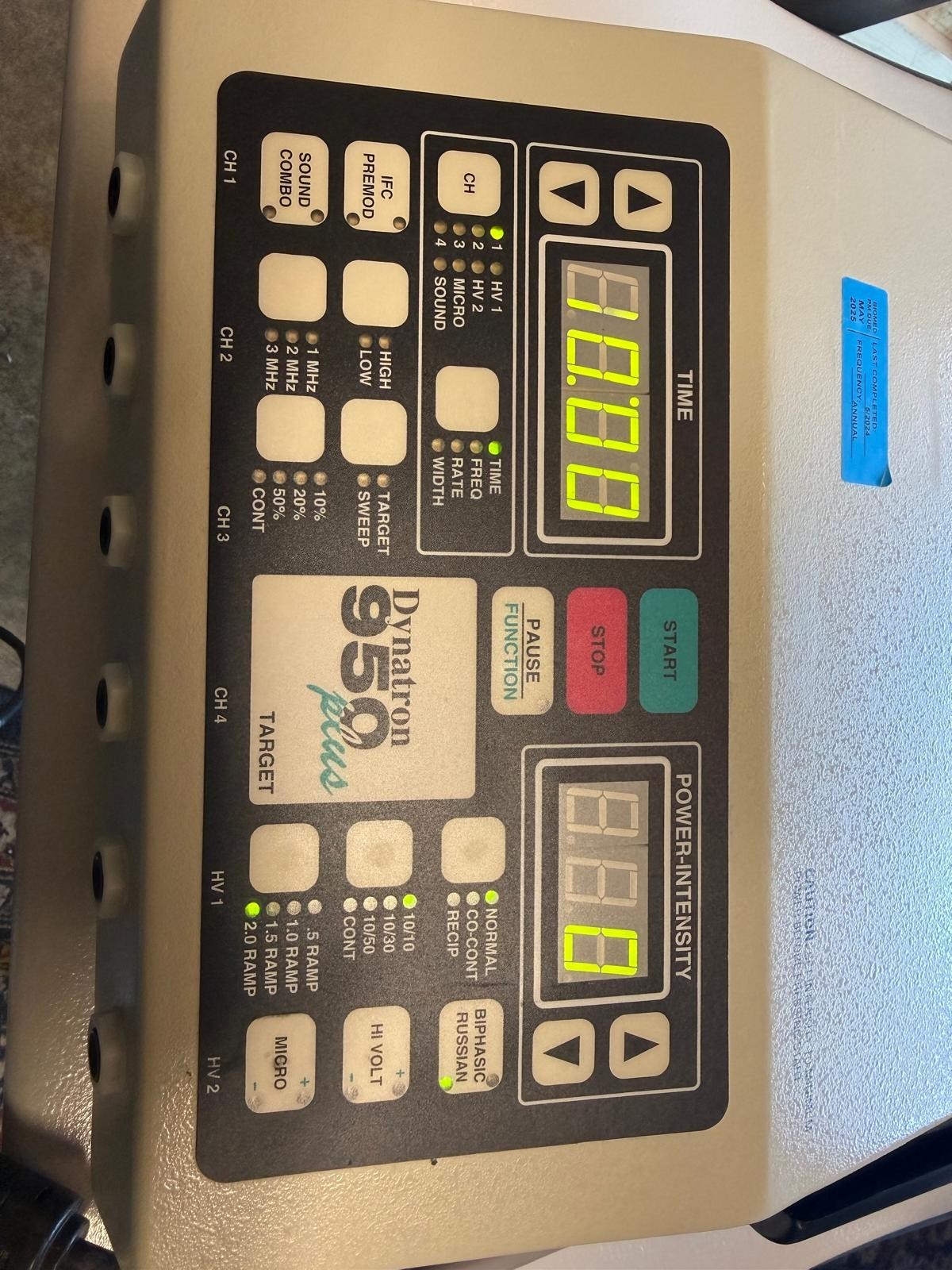 Dynatron Dynatronics 950 Plus Ultrasound Therapy System w/ Ultrasound Head