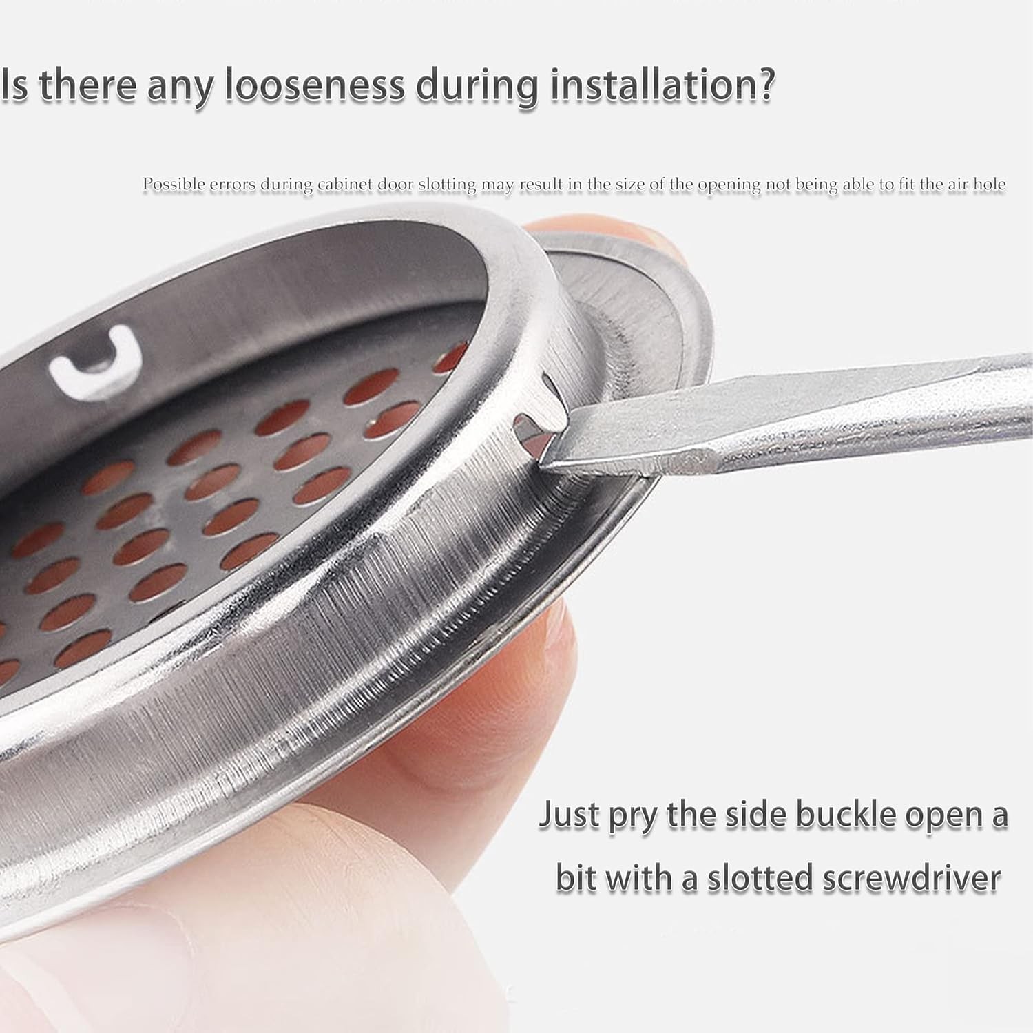 Stainless Steel Circular Soffit Vent 1 Inch Round Mesh Hole Louver Cover 20 Pack