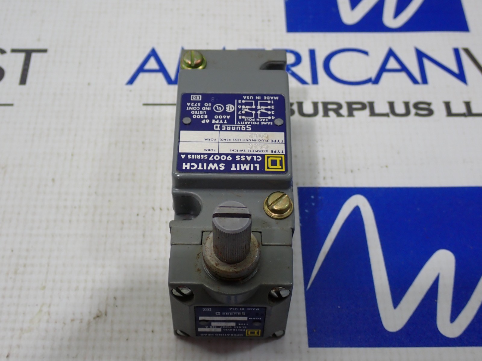 Square D 9007 C62C Limit Switch Turret Head 4,6P,13 Ser A