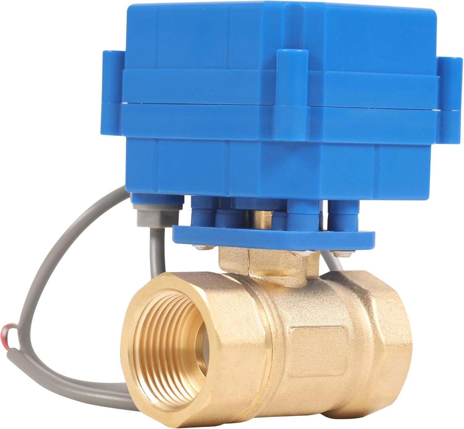 HFS(R) Brass Motorized Ball Valve Electrical Normally Closed – 3/4″ NPT